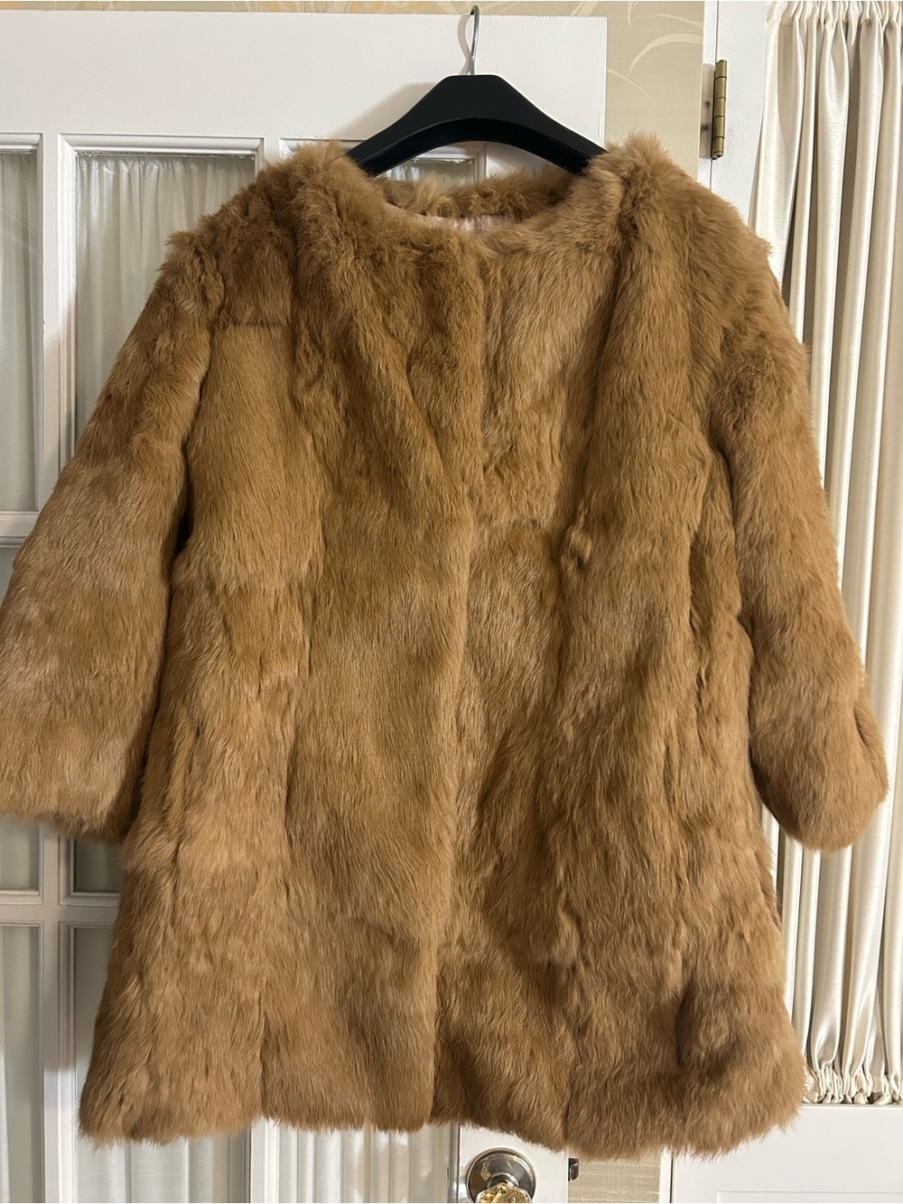 NWOT— Women's Real Rabbit Fur Coat